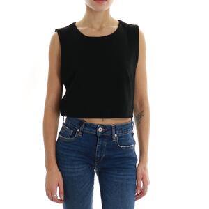 CROP TOP NERO